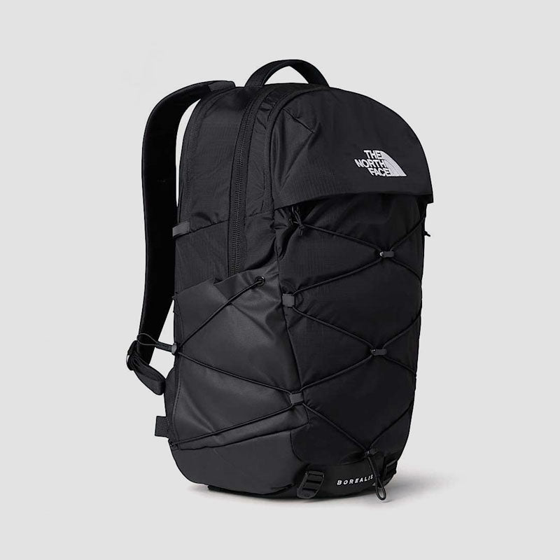 <h2>The North Face Borealis 28L – Mochila Negra</h2>
<p>La mochila <strong>Borealis 28L</strong> (modelo NF0A52SE4HF1) de The North Face está diseñada para ofrecer versatilidad y confort en tu día a día. Perfecta para la ciudad, universidad o pequ