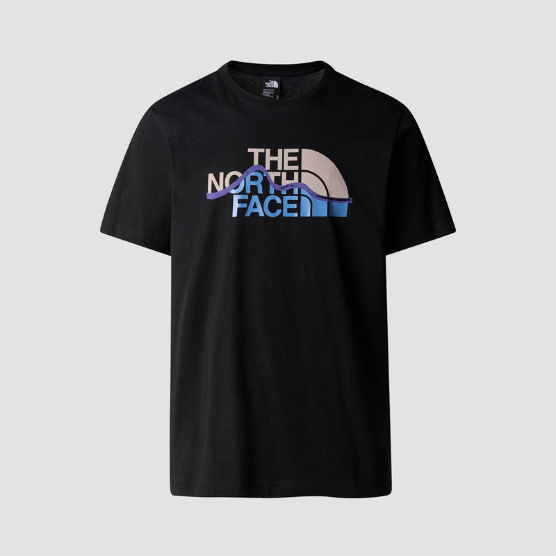 Camiseta The North Face Mountain Line Tee Hombre – Negra