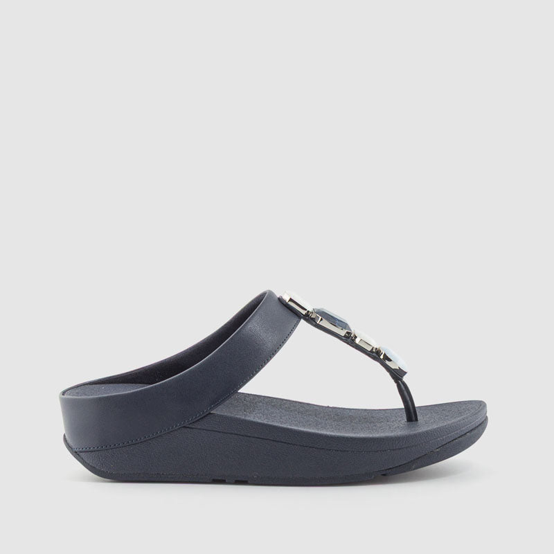 SANDALIA FINO MULTI STONE NAVY