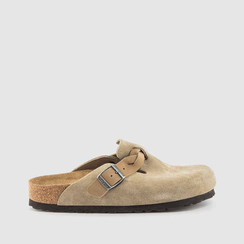 Zueco "Boston" ante taupe