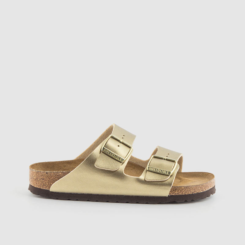sandalia bio "Arizona" metalizada oro