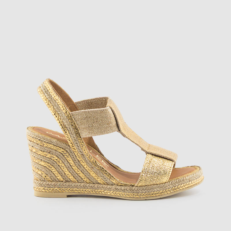 SANDALIA YUTE ELASTICO 339L ORO