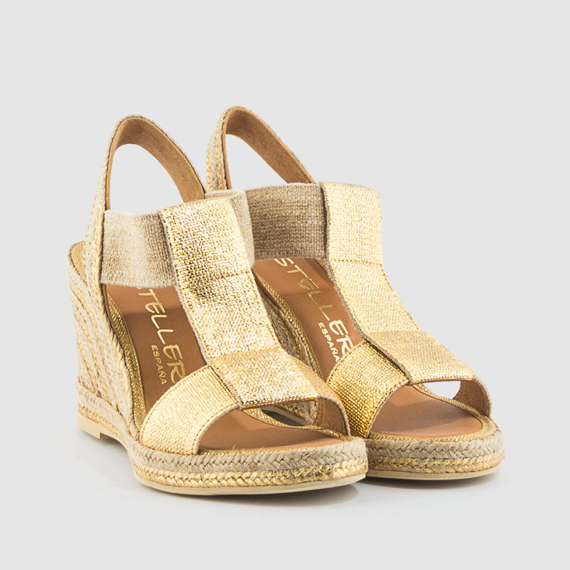 SANDALIA YUTE ELASTICO 339L ORO