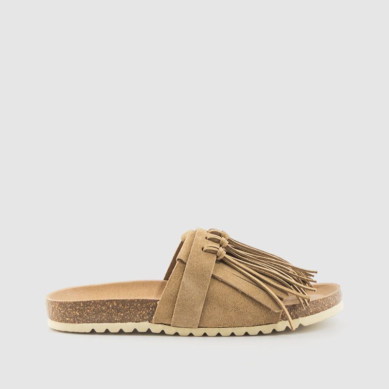 SANDALIA FLECOS SERRAJE TAUPE