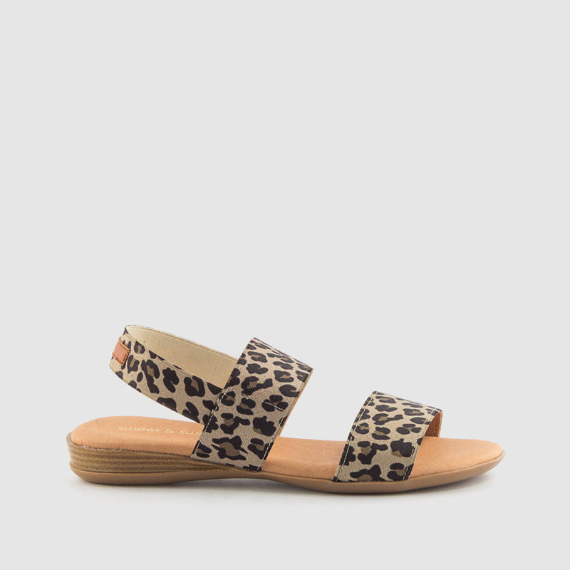 SANDALIA ELASTICO LEOPARDO