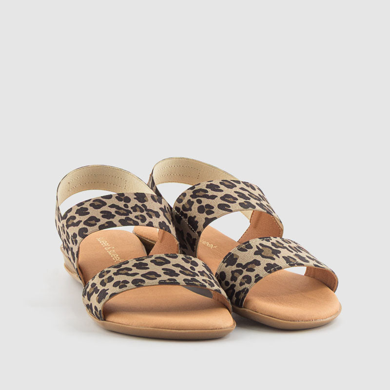 SANDALIA ELASTICO LEOPARDO