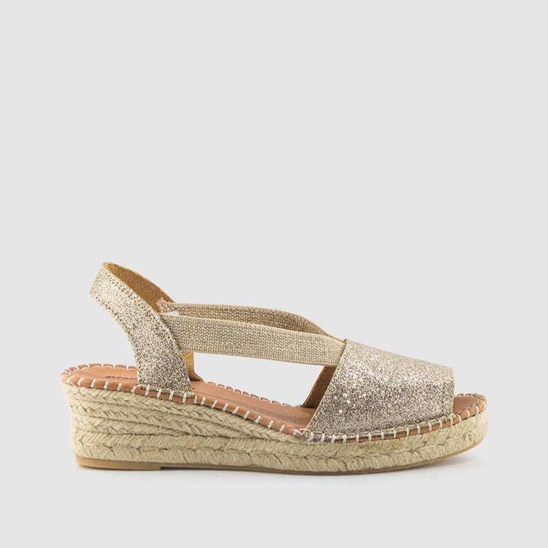 SANDALIA PIEL PLATINO