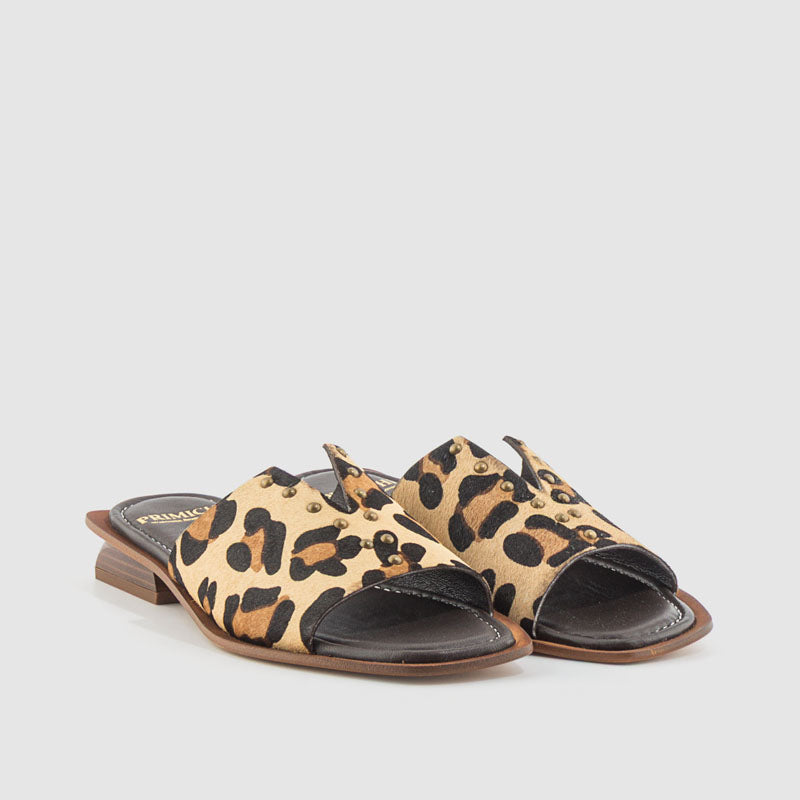 SANDALIA PIEL LEOPARDO