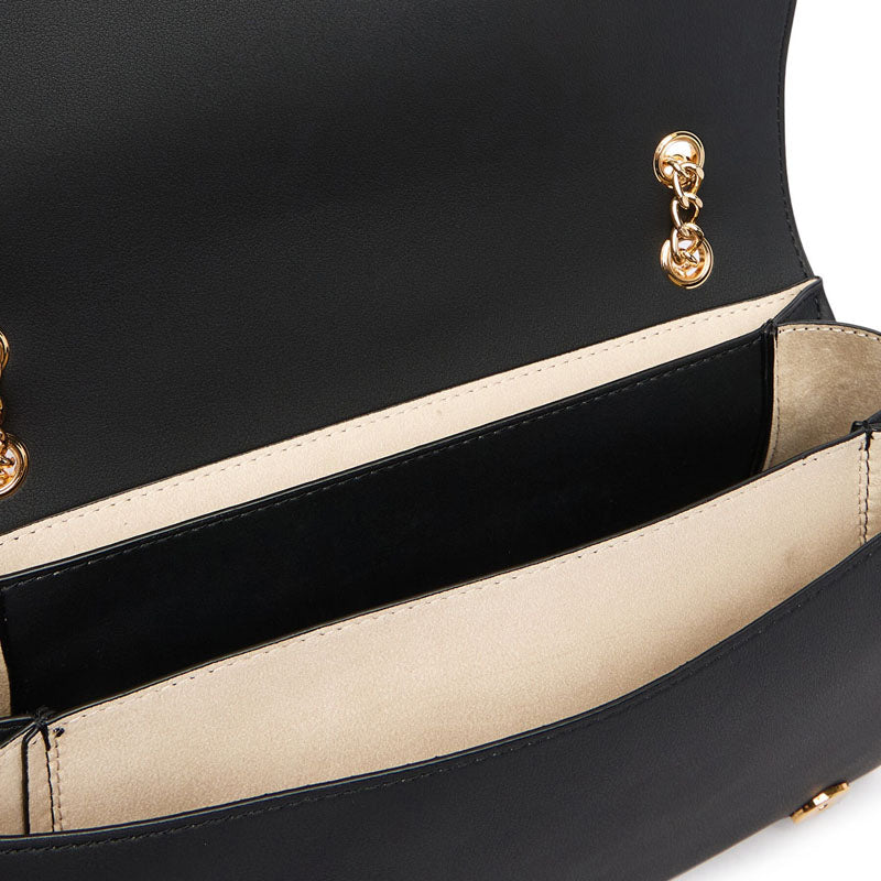 BOLSO MINI PU GRSD NERO GALV. ORO
