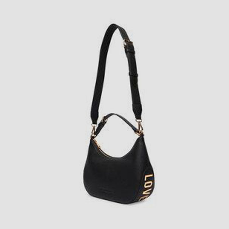 BOLSO PU NERO GALV. ORO