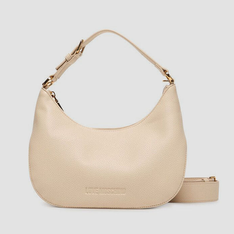 BOLSO PU GRS AVORIO GALV. ORO