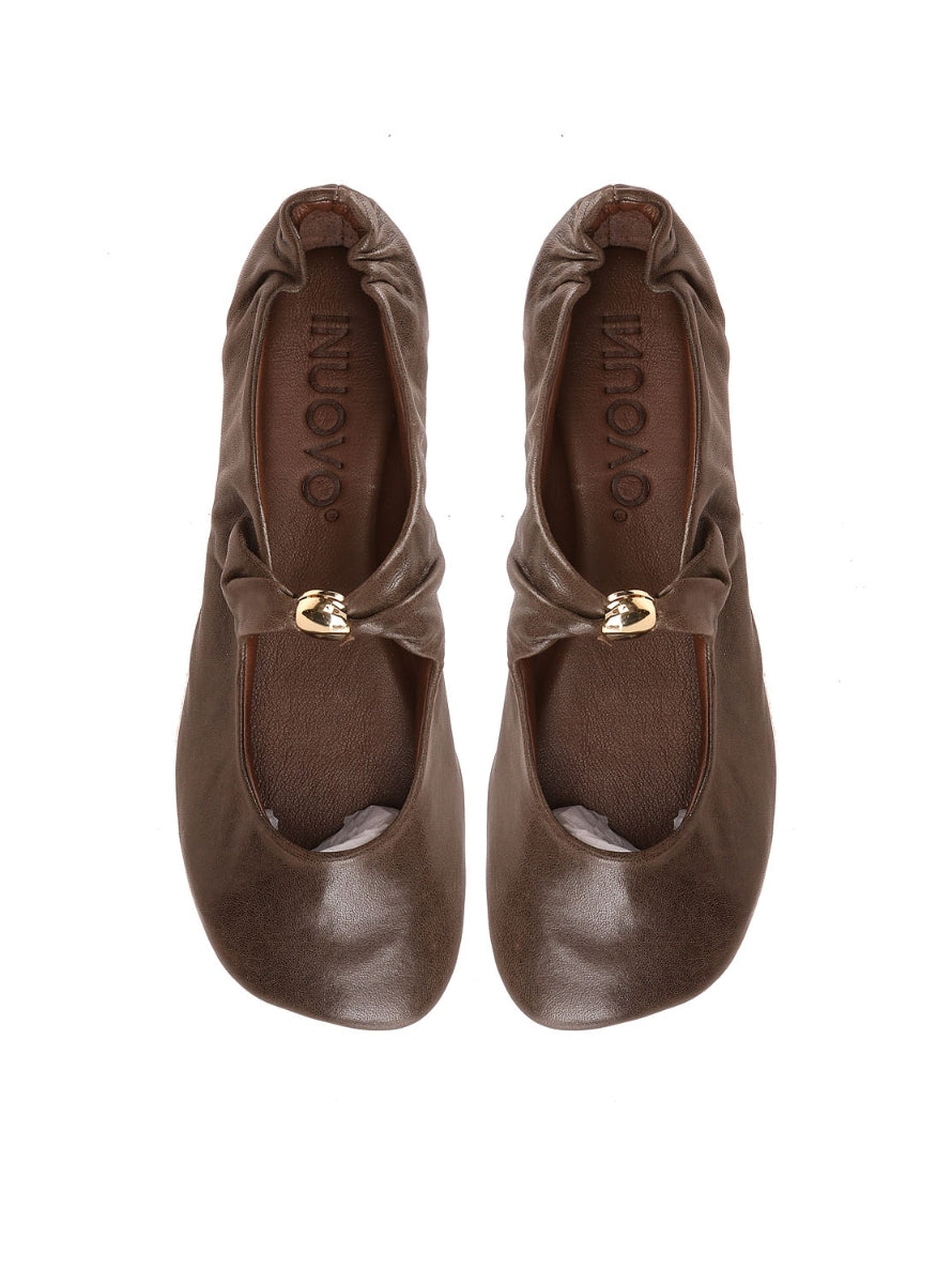 INUOVO E56005 KAKI MARRON KAKI MARRON-1