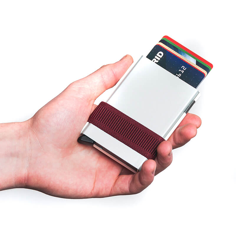 CARDSLID WHITE-BORDEAUX