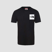 M S/S FINE TEE  TNF BLACK