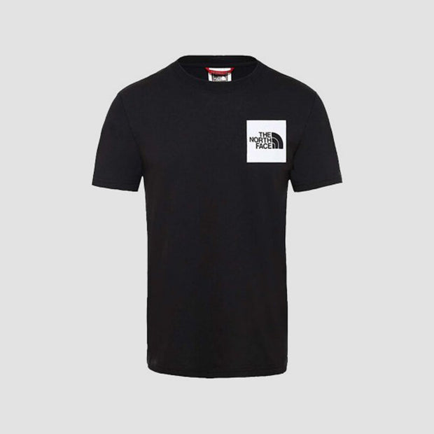 M S/S FINE TEE  TNF BLACK
