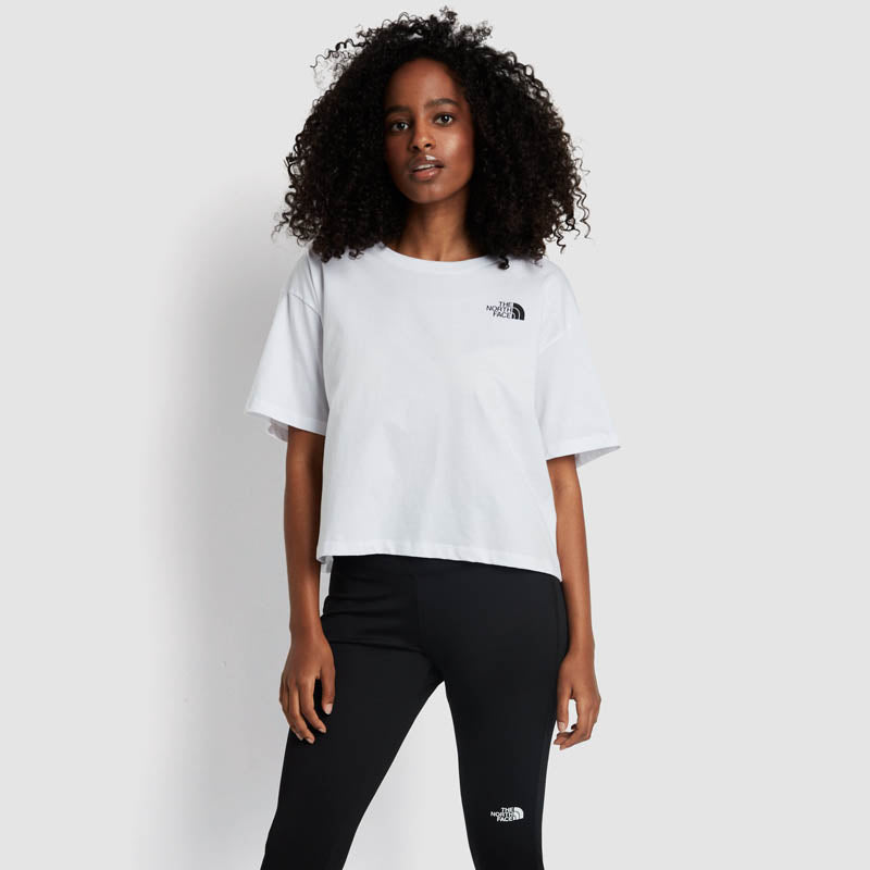 CAMISETA MUJER S/S SD TEE TNF WHITE