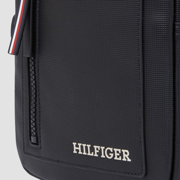 BANDOLERA PIQUE MINI REPORTER BLACK