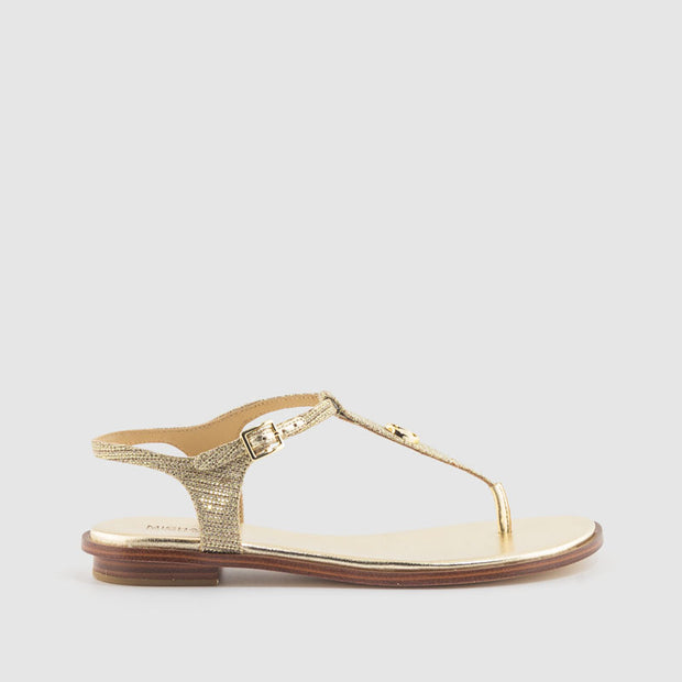 SANDALIA MALLORY THONG PALE GOLD