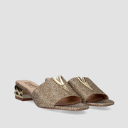 SANDALIA KATY GLITTER PINK SILVER