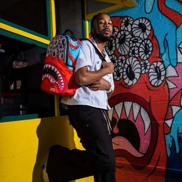 MOCHILA JORGE RODRIGUEZ EYEZ RED