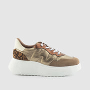 DEPORTIVO PIEL TAUPE