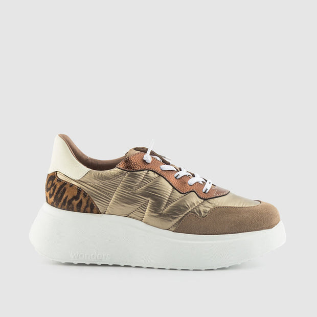 DEPORTIVO PIEL TAUPE