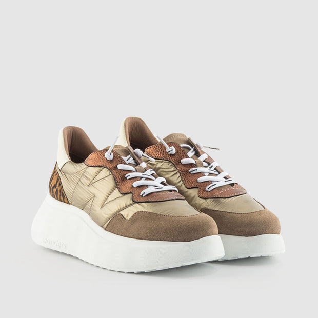 DEPORTIVO PIEL TAUPE