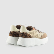 DEPORTIVO PIEL TAUPE