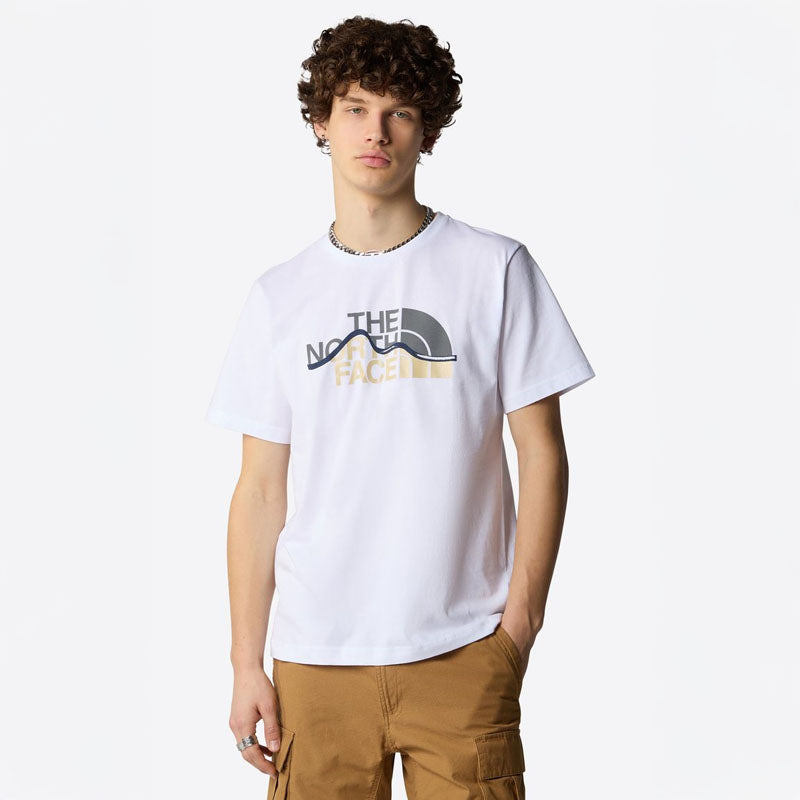 Camiseta The North Face Mountain Line Tee Hombre – Blanca