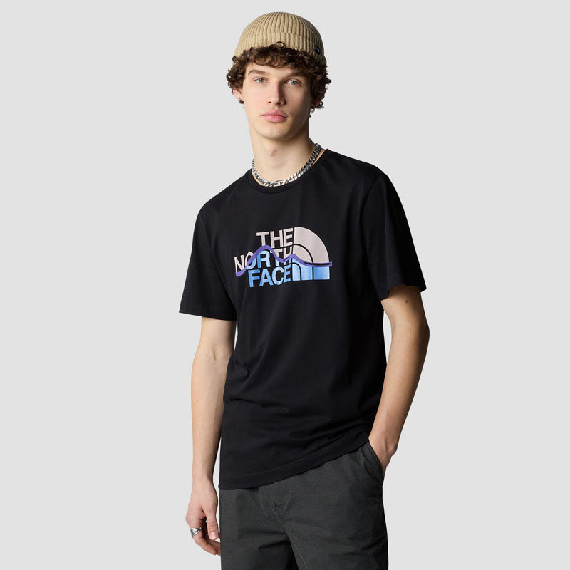 Camiseta The North Face Mountain Line Tee Hombre – Negra