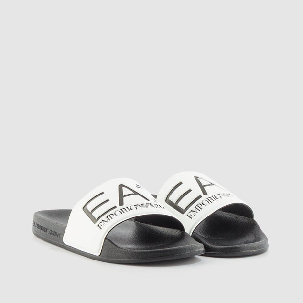 CHANCLA BLANCO NEGRO