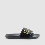 CHANCLA SHINNY BLACK GOLD