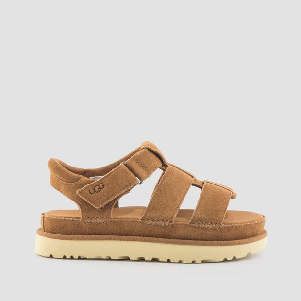 SANDALIA GOLDENSTAR STRAP CHESNUT