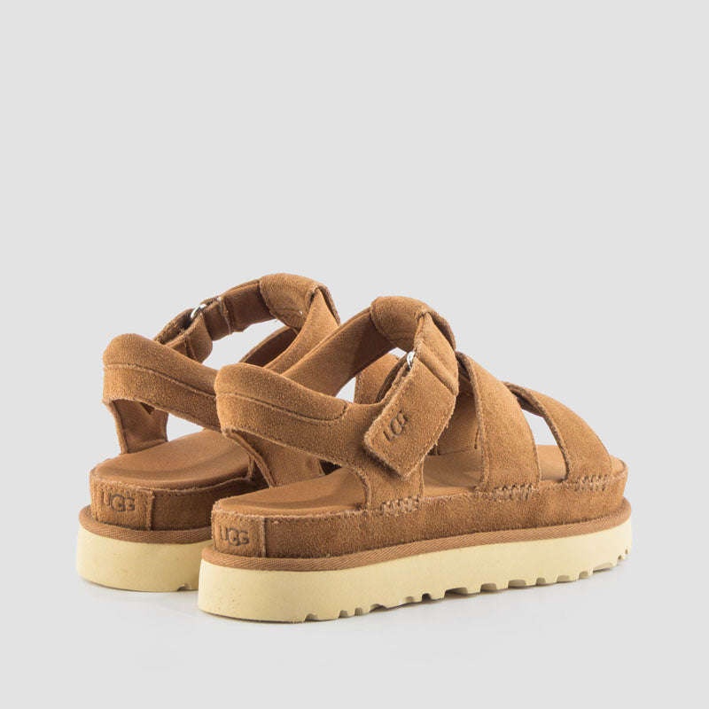 SANDALIA GOLDENSTAR STRAP CHESNUT