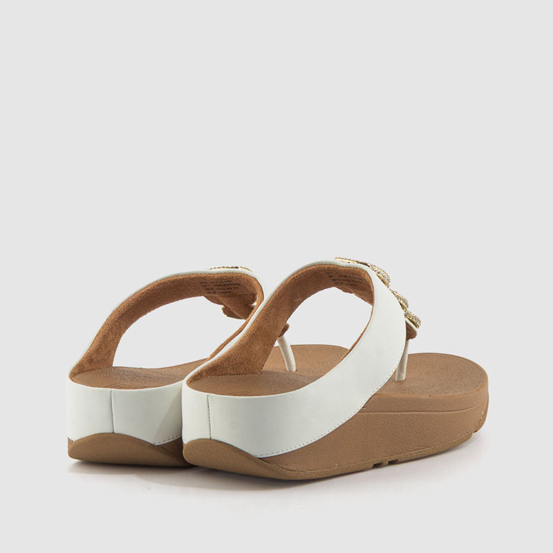 SANDALIA FINO CRYSTAL BLANCO