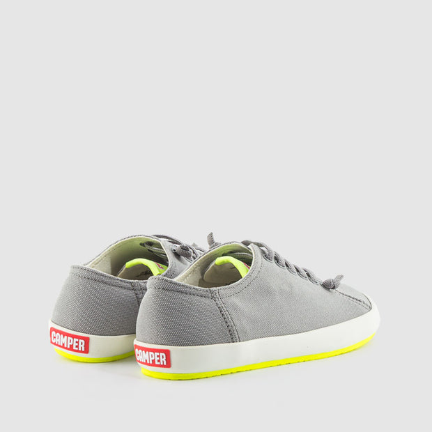 DEPORTIVO PIEL GRIS