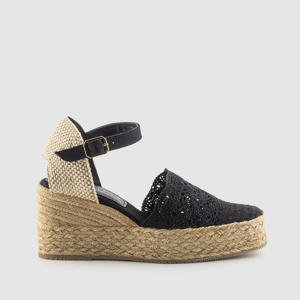 VALENCIANA CROCHET BLACK
