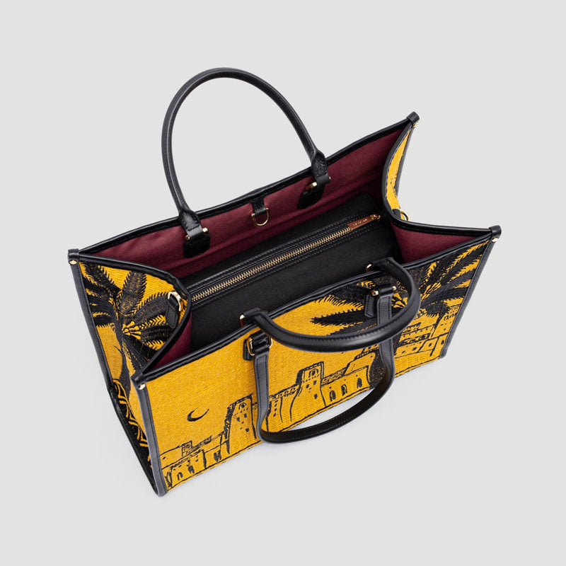 BOLSO MAXI RAFIA ATENEA TANGERINI MULTI