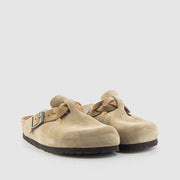 SANDALIA BOSTON SUEDE TAUPE