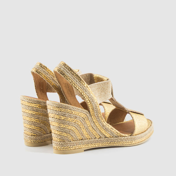 SANDALIA YUTE ELASTICO 339L ORO