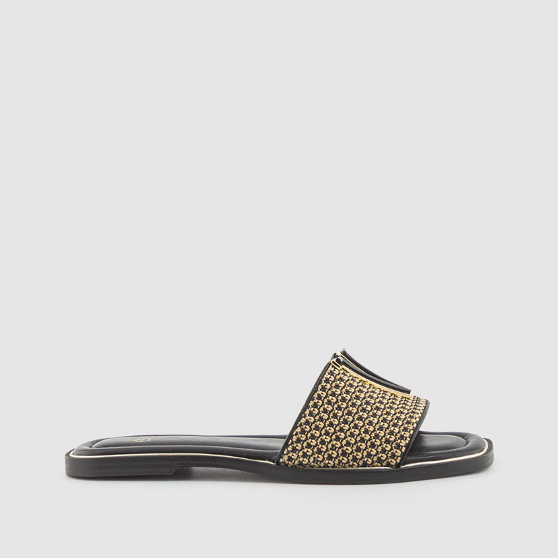 SANDALIA RAFI BLACK BEIG