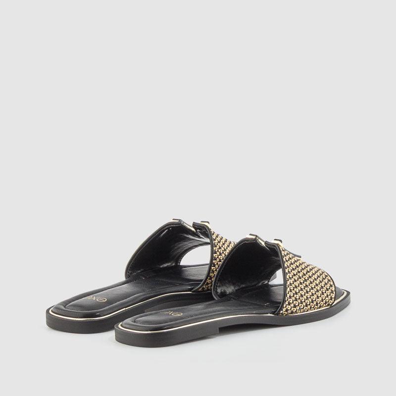 SANDALIA RAFI BLACK BEIG