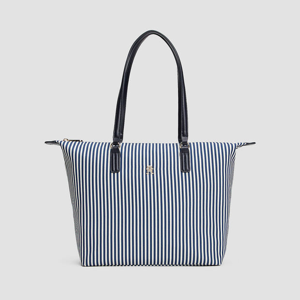 BOLSO POPPY TOTE STRIPE SPACE BLUE