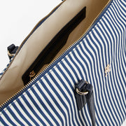 BOLSO POPPY TOTE STRIPE SPACE BLUE
