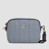 BOLSO BANDOLERA RAYAS POPPY CAMERA STRIPE SPACE BLUE