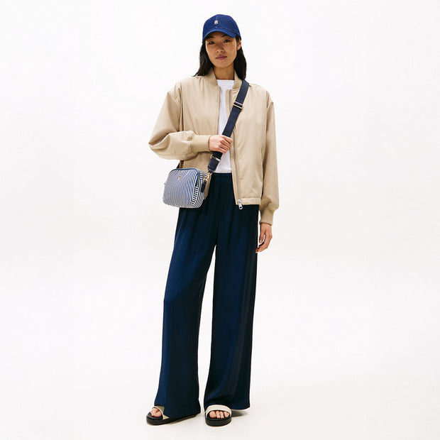 BOLSO BANDOLERA RAYAS POPPY CAMERA STRIPE SPACE BLUE