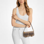 BOLSO ZOE POUCHETE NATURAL BROWN