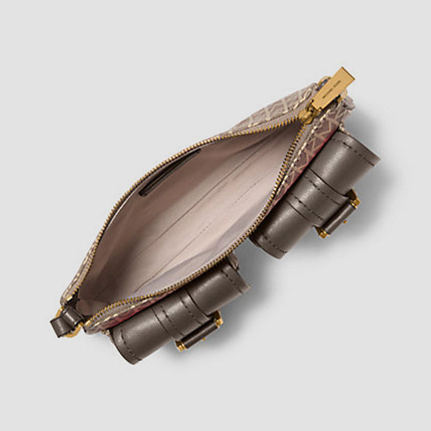 BOLSO ZOE POUCHETE NATURAL BROWN