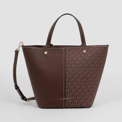 BOLSO FLORA MD DARK CARAMEL