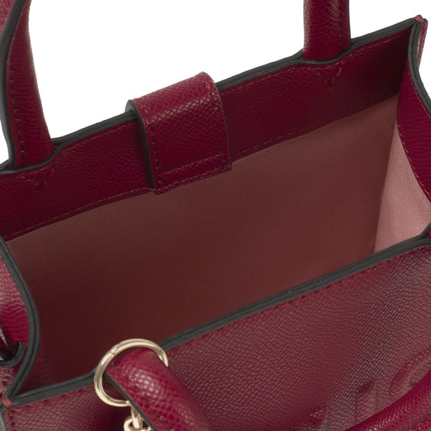 BOLSO BRENDA MINI CUBE GRANATE